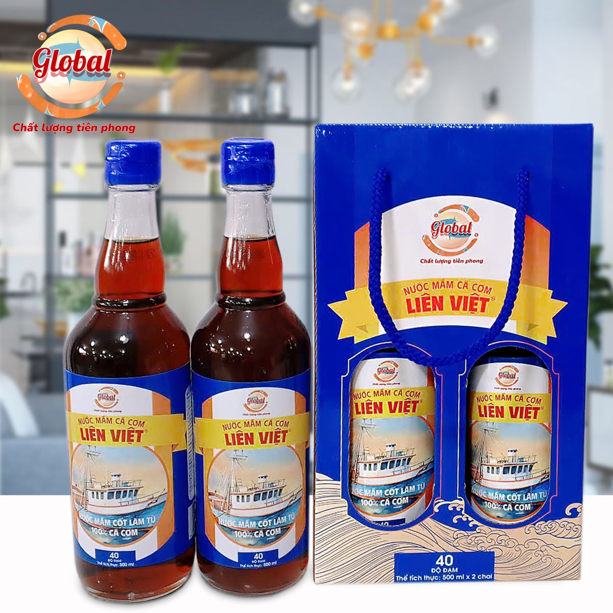 Hộp 02 chai - 40 độ đạm - 500 ML